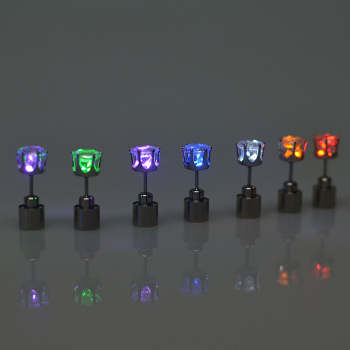 Boucles D'oreilles Lumineuses À Led - votrecollierprenomfr