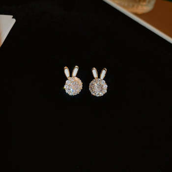 Boucles D'oreilles Lapin Cadeaux Exquis De Sens De Conception De Mode - votrecollierprenomfr
