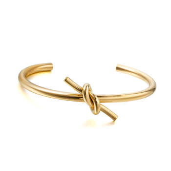 Bracelet De Couple À Nœud Concentrique Vintage Bracelet En Acier Au Titane Cadeau Pour Les Couples - votrecollierprenomfr
