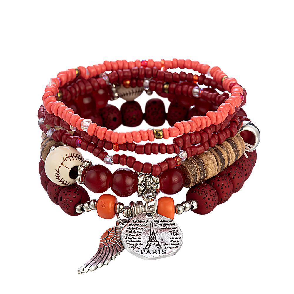Bracelets Empilables À La Mode, Cadeaux Délicats De Style Bohémien - votrecollierprenomfr