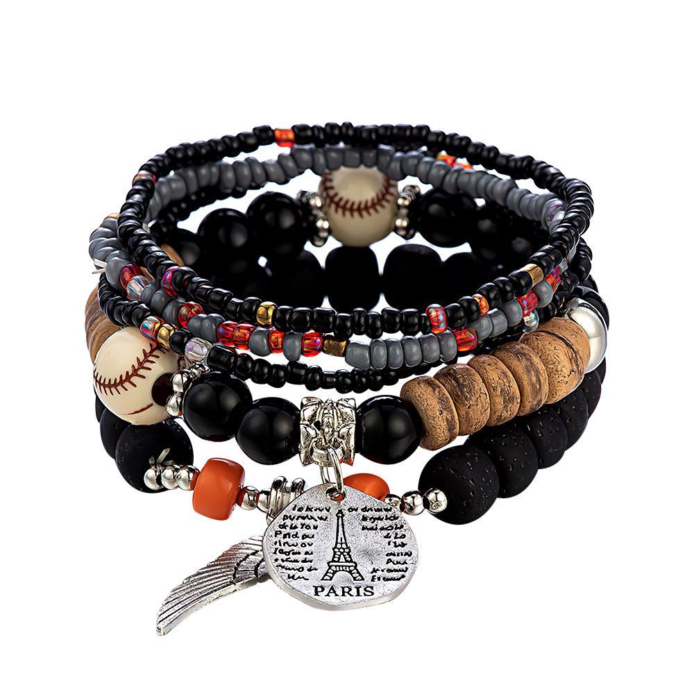 Bracelets Empilables À La Mode, Cadeaux Délicats De Style Bohémien - votrecollierprenomfr