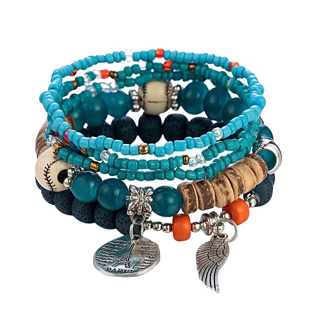 Bracelets Empilables À La Mode, Cadeaux Délicats De Style Bohémien - votrecollierprenomfr