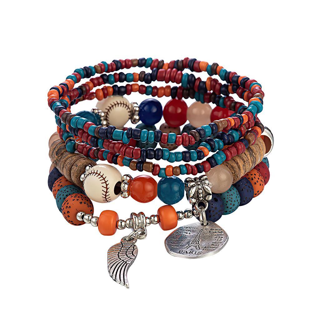 Bracelets Empilables À La Mode, Cadeaux Délicats De Style Bohémien - votrecollierprenomfr