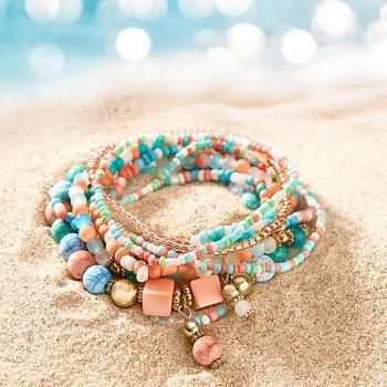 Bracelets Empilables Uniques, Cadeaux De Mode Bohémien Pour Filles - votrecollierprenomfr