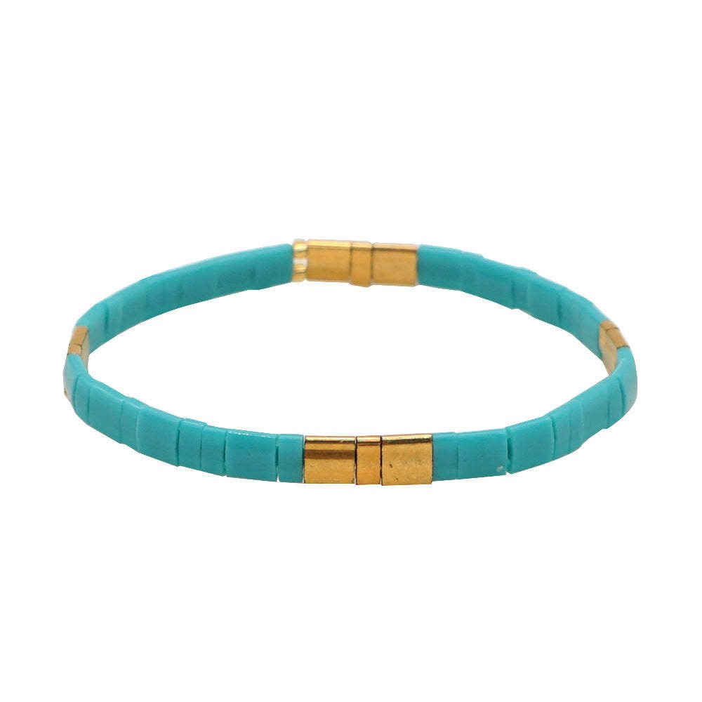 Bracelet Tila Bleu, Cadeau Artisanal Vintage À La Mode Pour Les Amateurs De Bijoux - votrecollierprenomfr
