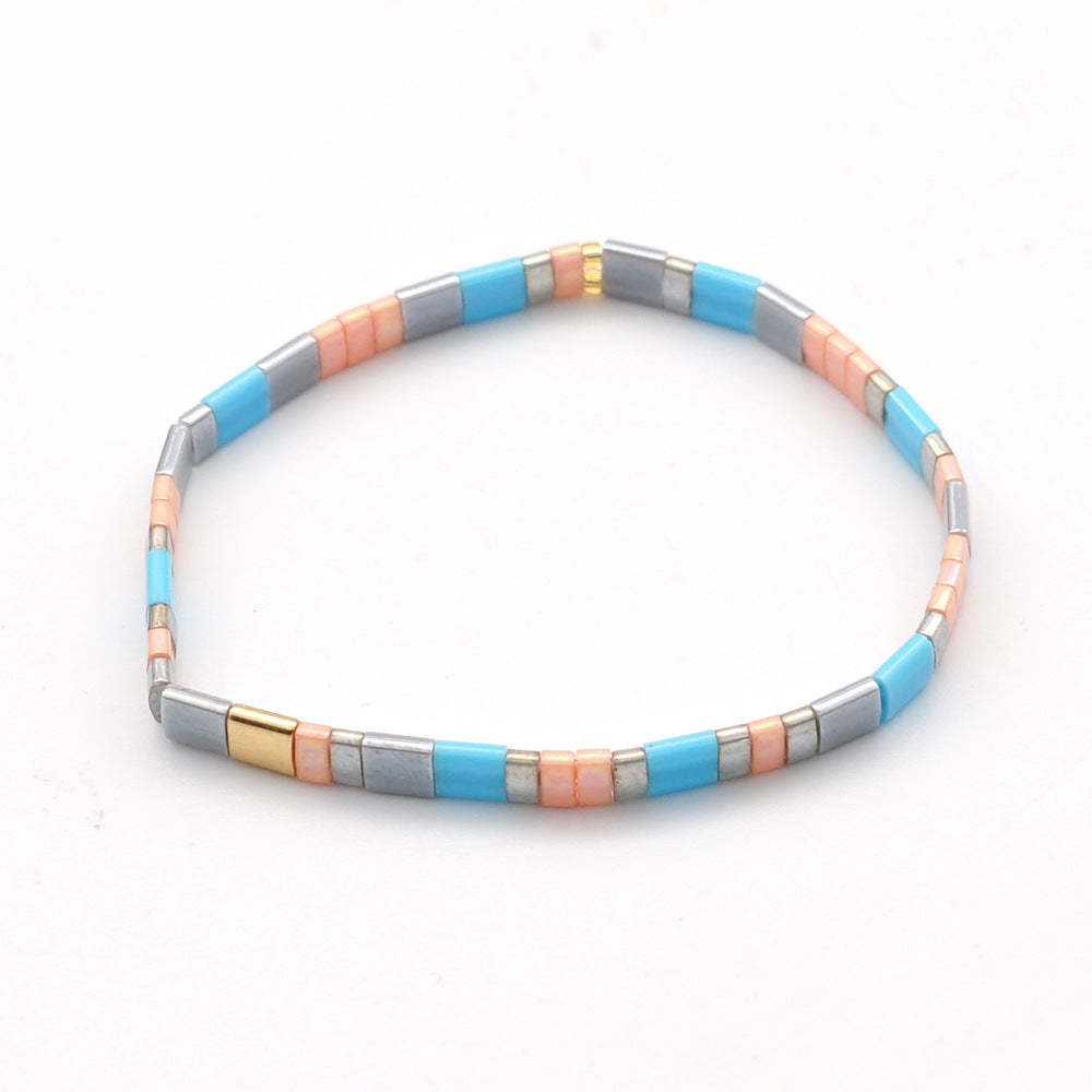 Bracelet De Perles Tila Élégant, Bracelets Porte-bonheur, Cadeau Pour Femmes - votrecollierprenomfr