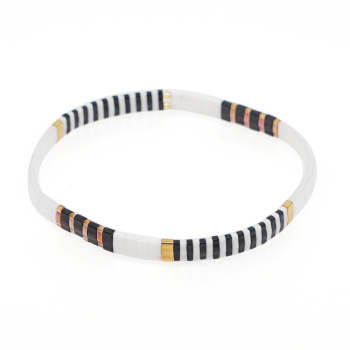 Bracelet De Perles Tila Élégant, Bracelets Porte-bonheur, Cadeau Pour Femmes - votrecollierprenomfr