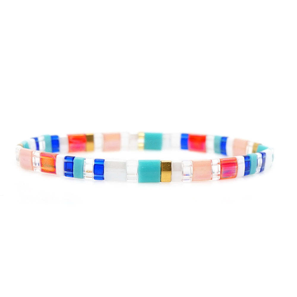 Bracelet De Perles Tila Coloré, Vintage, À La Mode, Cadeau - votrecollierprenomfr