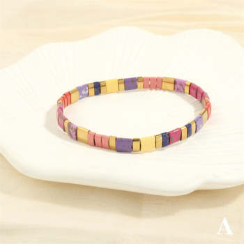 Charmant Bracelet Tila Bracelet Coloré Cadeau Pour Elle - votrecollierprenomfr