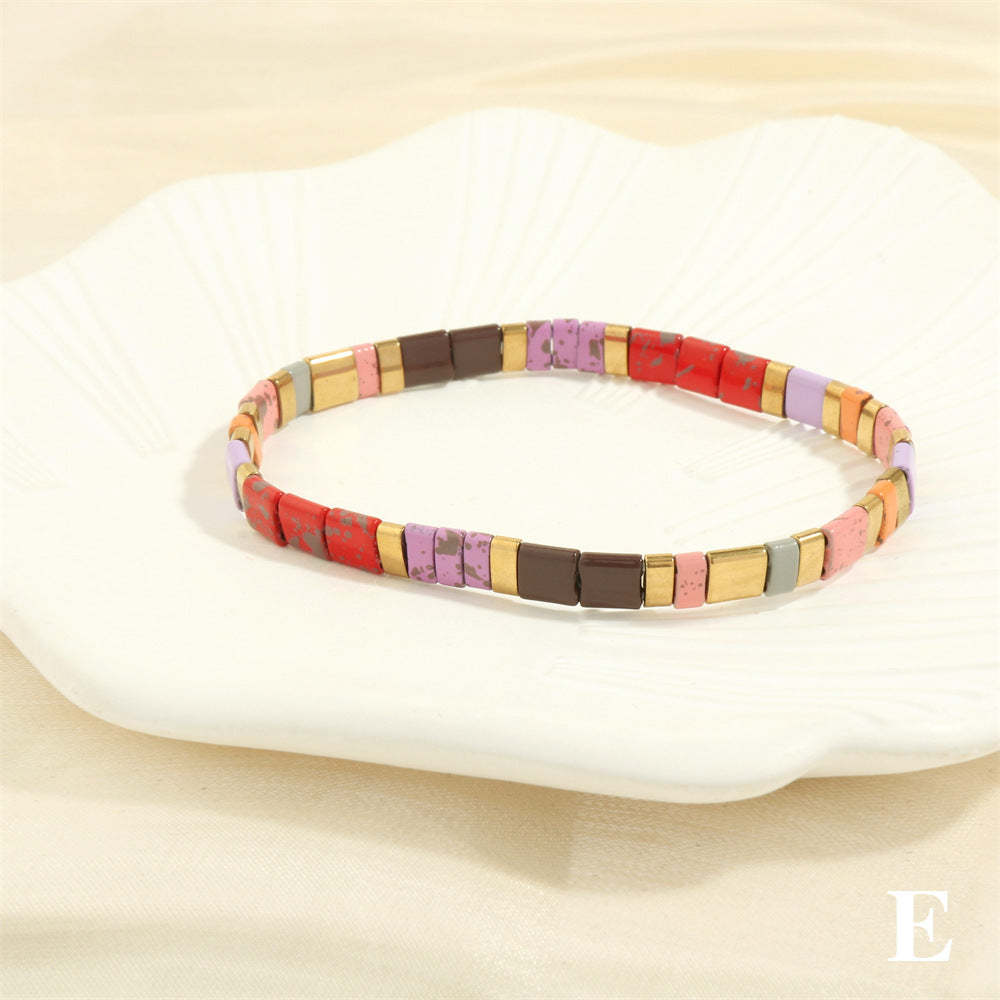 Bracelet Tila Vintage Fashion Cadeau Artisanal Pour Les Amateurs De Bijoux - votrecollierprenomfr