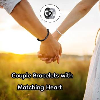 Matching Couple Ring Bracelets Gifts for Lover - votrecollierprenomfr