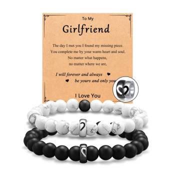 Matching Couple Ring Bracelets Gifts for Lover - votrecollierprenomfr