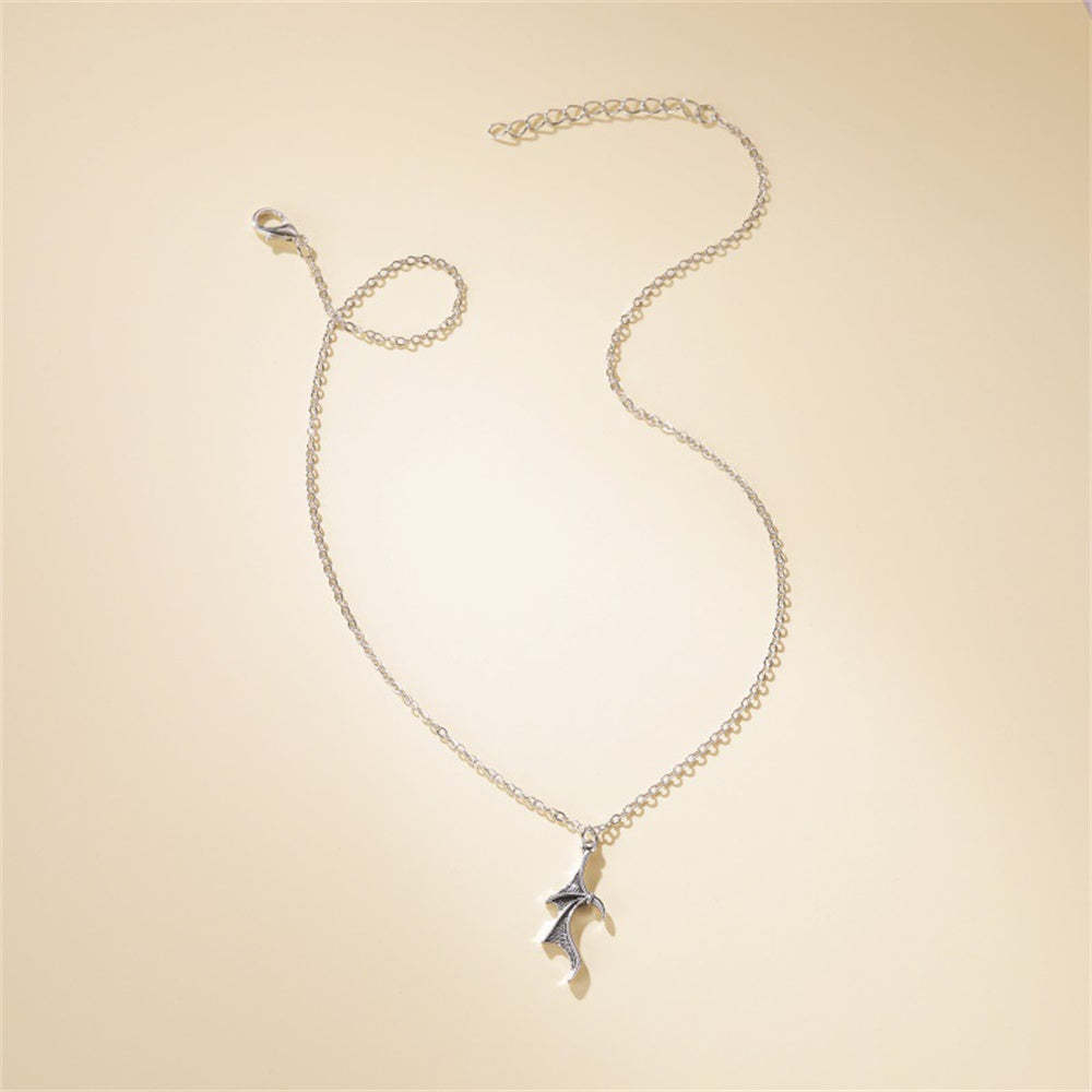 Collier De Couple Assorti, Colliers D'ailes Du Diable Pour Couples, Cadeau De Saint-valentin Pour Amoureux - votrecollierprenomfr