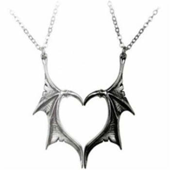 Collier De Couple Assorti, Colliers D'ailes Du Diable Pour Couples, Cadeau De Saint-valentin Pour Amoureux - votrecollierprenomfr