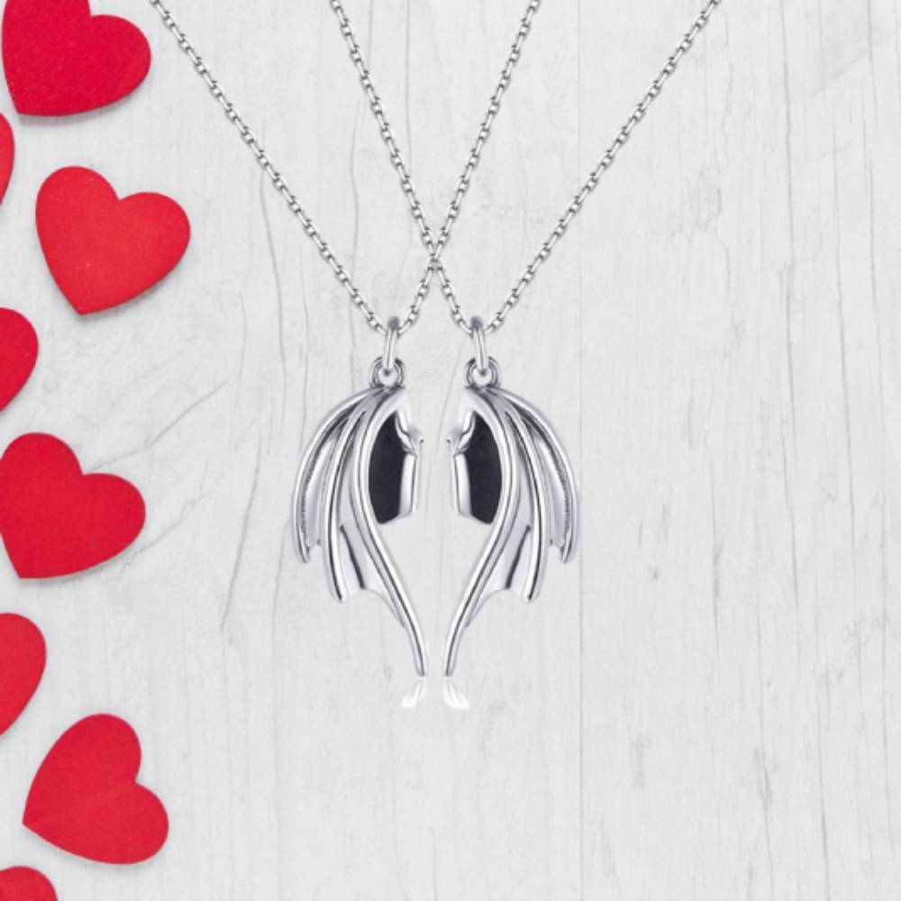 Collier De Couple Magnétique Assorti, Cadeau De Saint-valentin Pour Amoureux - votrecollierprenomfr
