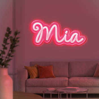 Panneau Lumineux Néon Avec Nom Personnalisé, Décorations Murales Pour La Maison, Signe Lumineux, Cadeau De Fête D'anniversaire - votrecollierprenomfr