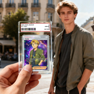 Carte À Collectionner Personnalisée Pour Jeu De Cartes À Échanger D'anime Avec Votre Photo Et Votre Nom | Cadeau Unique Pour Les Fans Et Les Couples | Idée Cadeau De Noël - votrecollierprenomfr
