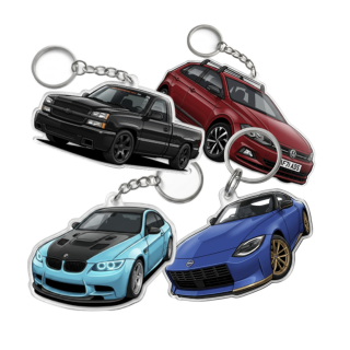 Porte-clés De Voiture Photo Personnalisé, Porte-clés De Silhouette De Véhicule En Acrylique Personnalisé, Concevez Votre Propre Porte-clés Personnalisé, Cadeau Pour Lui - votrecollierprenomfr