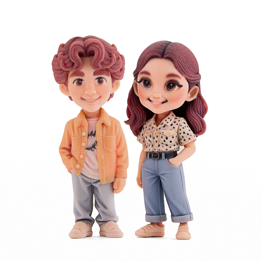 Figurine Articulée 3d Personnalisée : Transformez Votre Photo En Un Cadeau Unique Pour La Fête Des Pères, Pour Papa Ou Grand-père. - votrecollierprenomfr