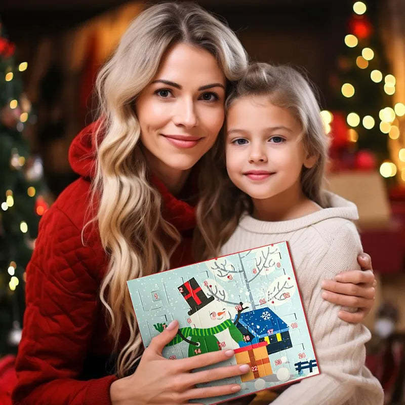 Boîte À Breloques De Noël Surprise, Bracelet De Noël, Compte À Rebours De 24 Jours, Boîte Aveugle, Breloques À Faire Soi-même, Cadeaux De Noël - votrecollierprenomfr