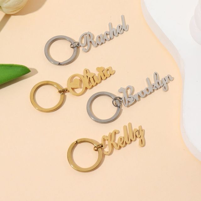 Porte-clés Personnalisé Avec Étiquette Nominative – Cadeau Gravé Sur Mesure Pour Tous