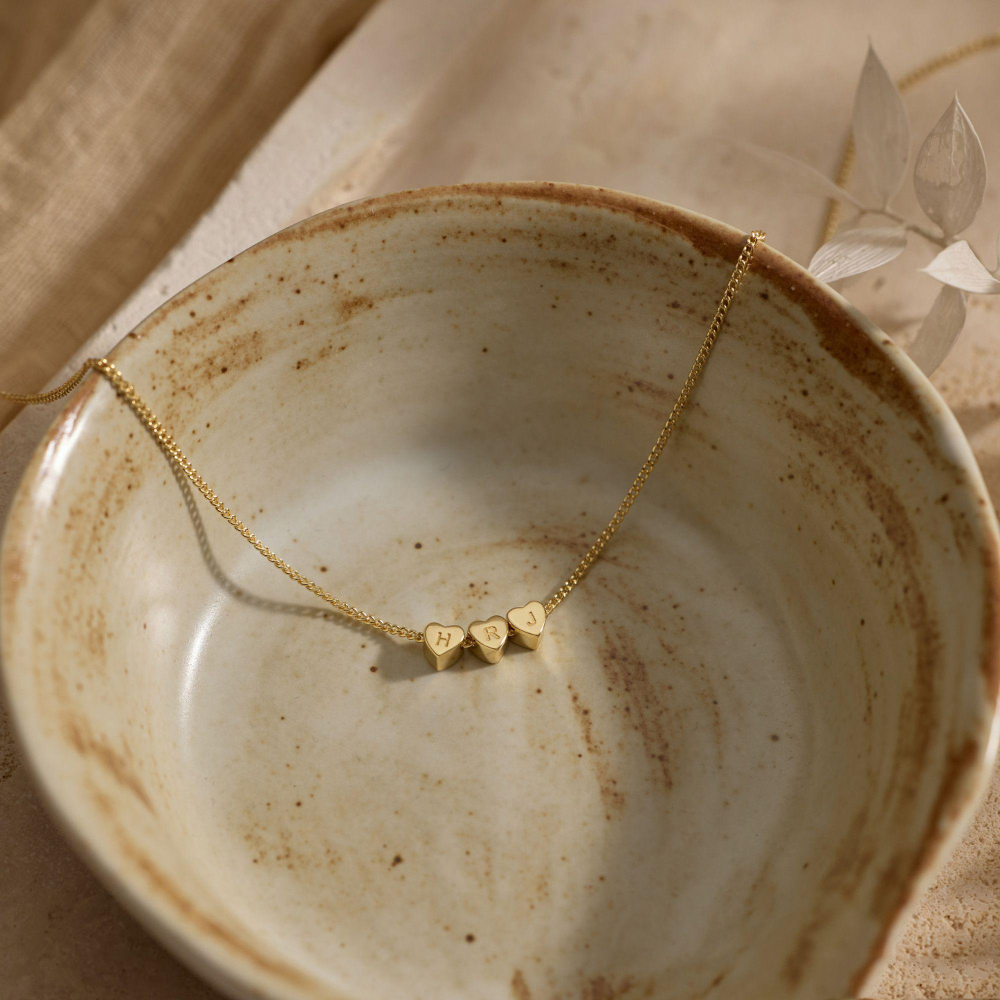 Collier Cœur Initiales Personnalisé - Collier Cœur Initiales Pour Couple - Collier Initiales Pour Famille Ou Amoureux - Cadeau Pour Elle - votrecollierprenomfr