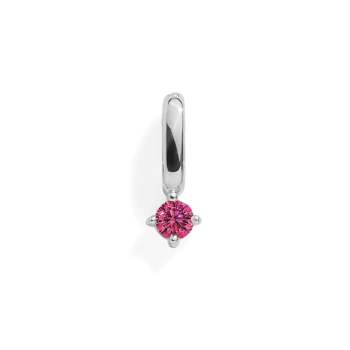 Charme Tourmaline - Argent - votrecollierprenomfr