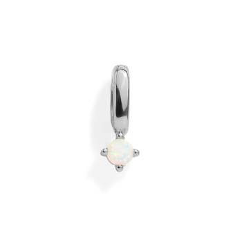 Charme Opale - Argent - votrecollierprenomfr