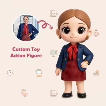 Figurine Articulée 3d Personnalisée À Partir D'une Photo - Jouet Unique Et Attentionné - Cadeau Personnalisé Pour Votre Patron - votrecollierprenomfr