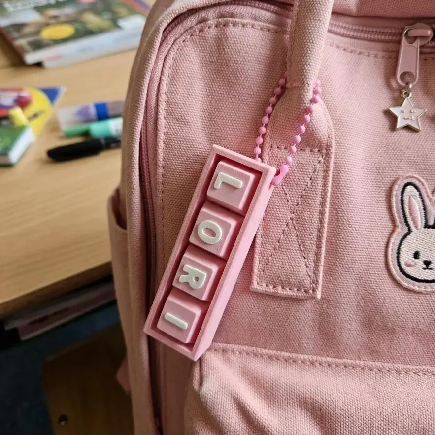 Porte-clés Mécanique Personnalisé Avec Initiales, Fidget, Cadeau Anti-Stress Pour Les Amis Technologiques - votrecollierprenomfr