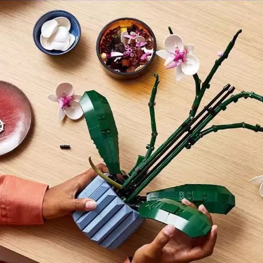 Fleur Éternelle Cadeau Pour Noël Et Décoration Intérieure Blocs De Construction De Bouquet De Fleurs - votrecollierprenomfr