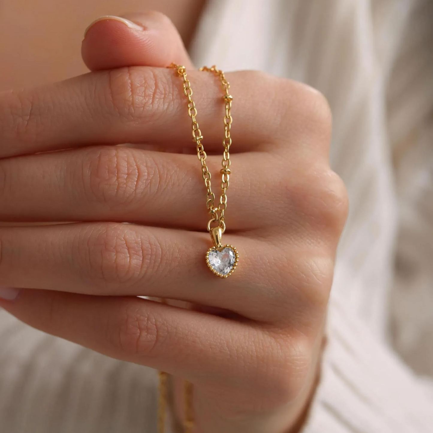 Collier Personnalisé Avec Pierre De Naissance, Collier Cœur Pour Anniversaire, Mois De Naissance, Cadeau De Saint-valentin Pour Elle - votrecollierprenomfr