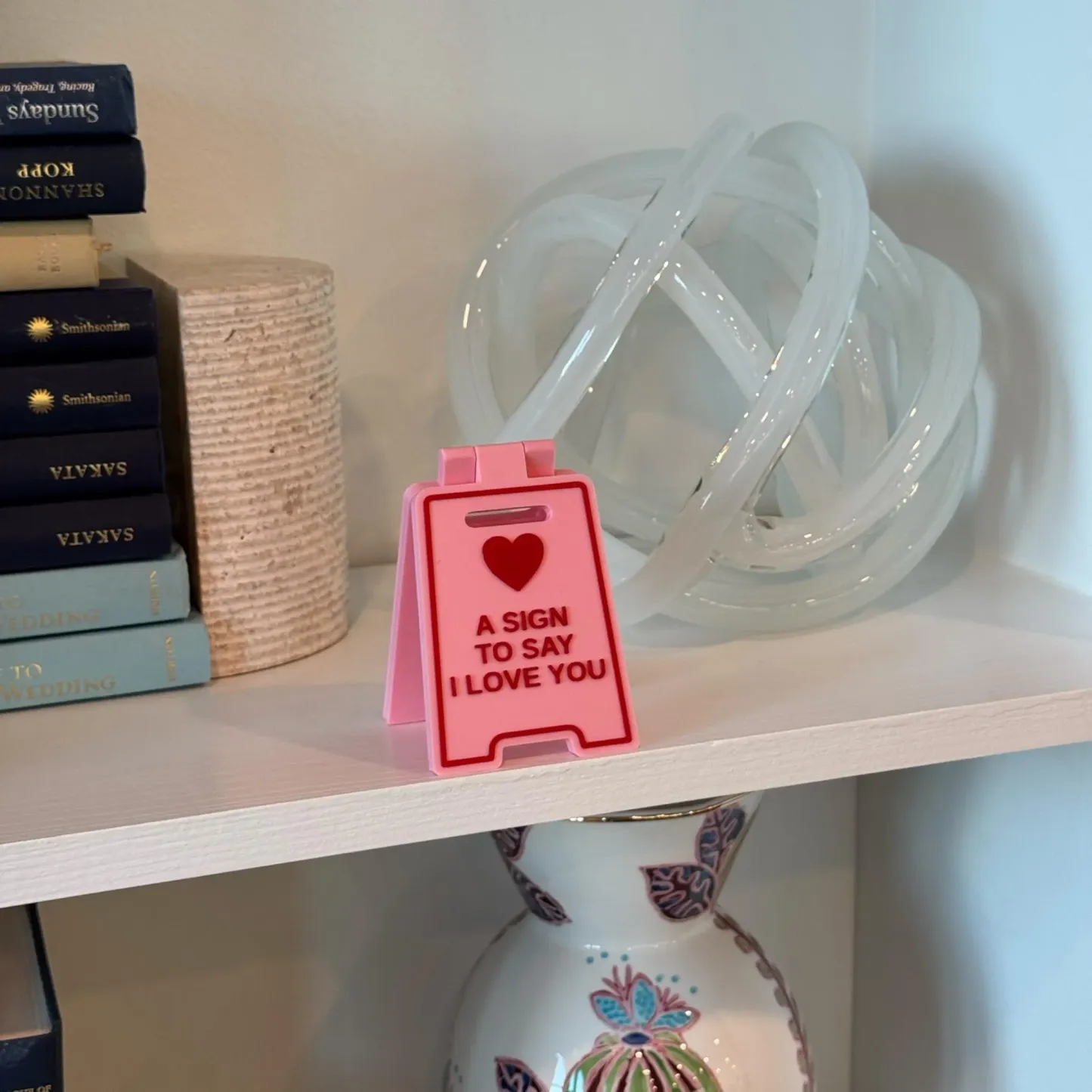 Texte Personnalisé Mini Signe D'amour Décor De Bureau Personnalisé Gravé Signe D'amour Couple Romantique Décor De Bureau Cadeaux De Saint Valentin - votrecollierprenomfr