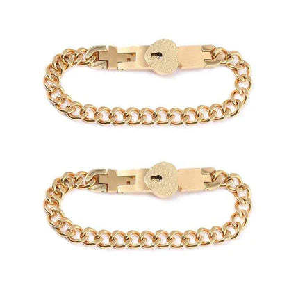 Bracelet Avec Serrure Et Clé, Cadeau De Saint-valentin Pour Les Couples - votrecollierprenomfr
