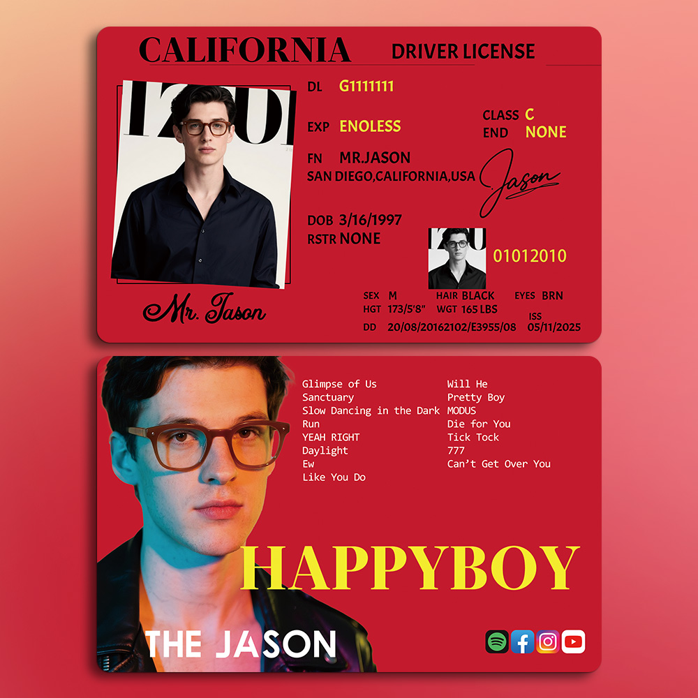 Custom NFC Music Card Personalized Tap-to-Play Keychain | 3.37"x2.13" Acrylic Stand | Hip-Hop, R&B, Pop Artist Gift for Him