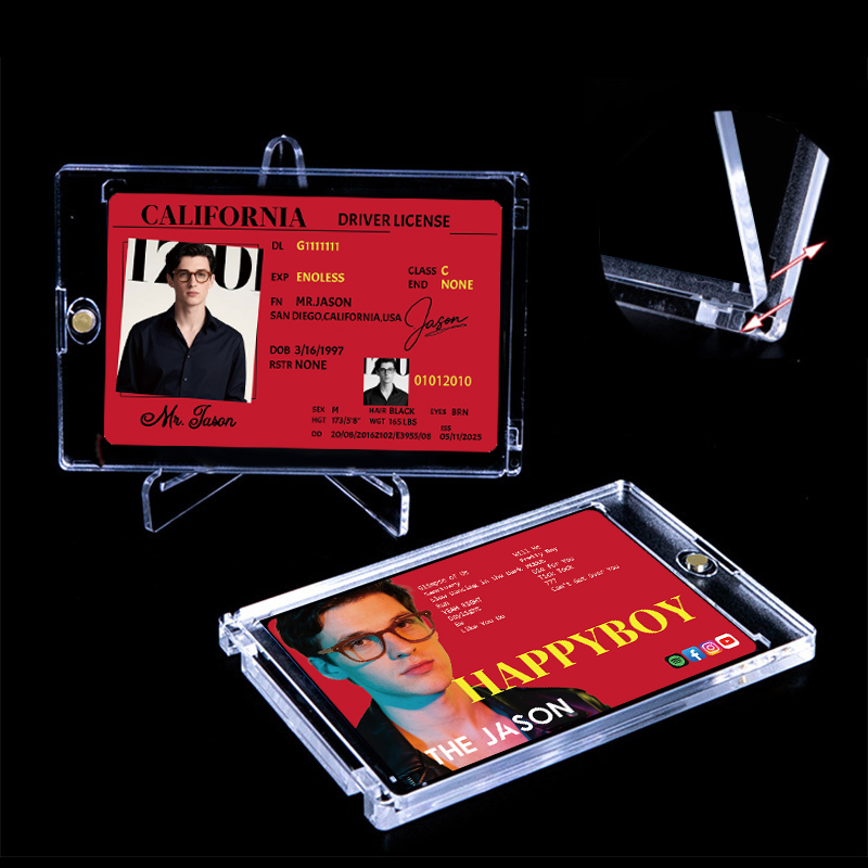 Custom NFC Music Card Personalized Tap-to-Play Keychain | 3.37"x2.13" Acrylic Stand | Hip-Hop, R&B, Pop Artist Gift for Him