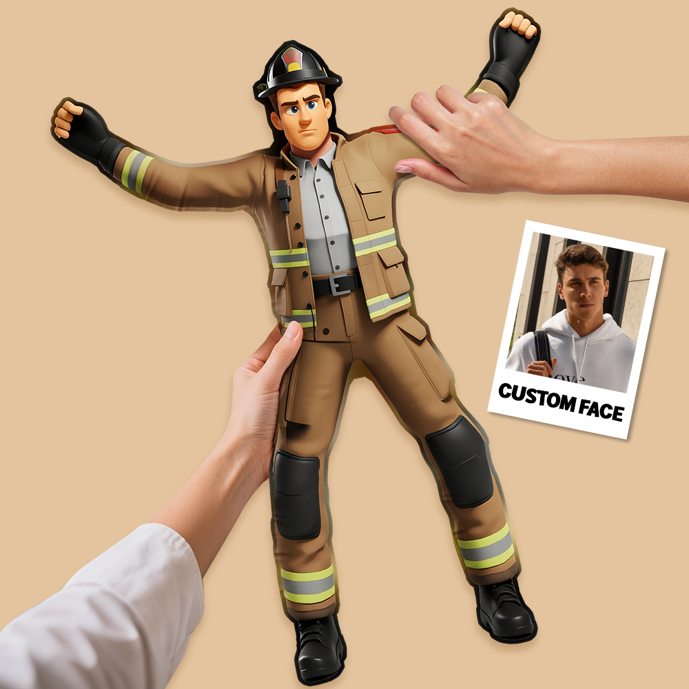 Custom Cartoon Face Twistable Doll Personalized Doll Keychain Custom Head-Only Mini Me Hilarious Character