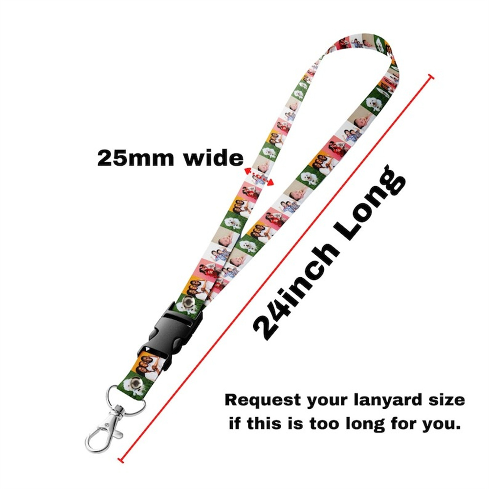 Personalized Photo Neck Lanyard