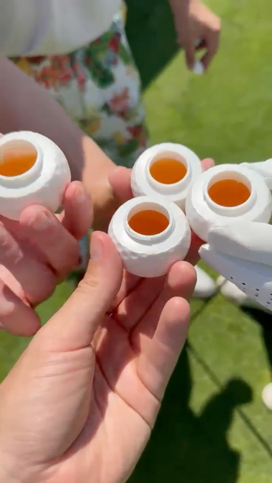 Golf Shot Glass Set Fun Drink Sport Shots for Golf Lovers & Parties 3pc/box