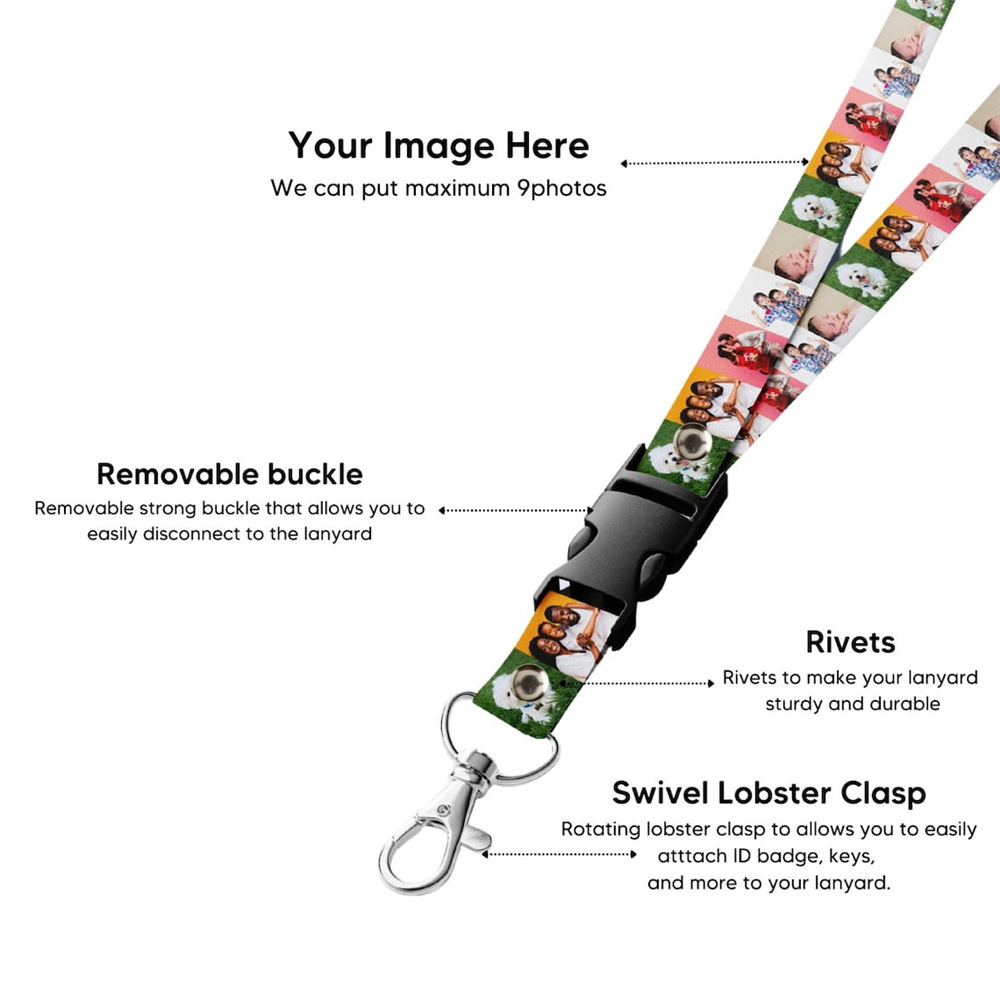 Personalized Photo Neck Lanyard