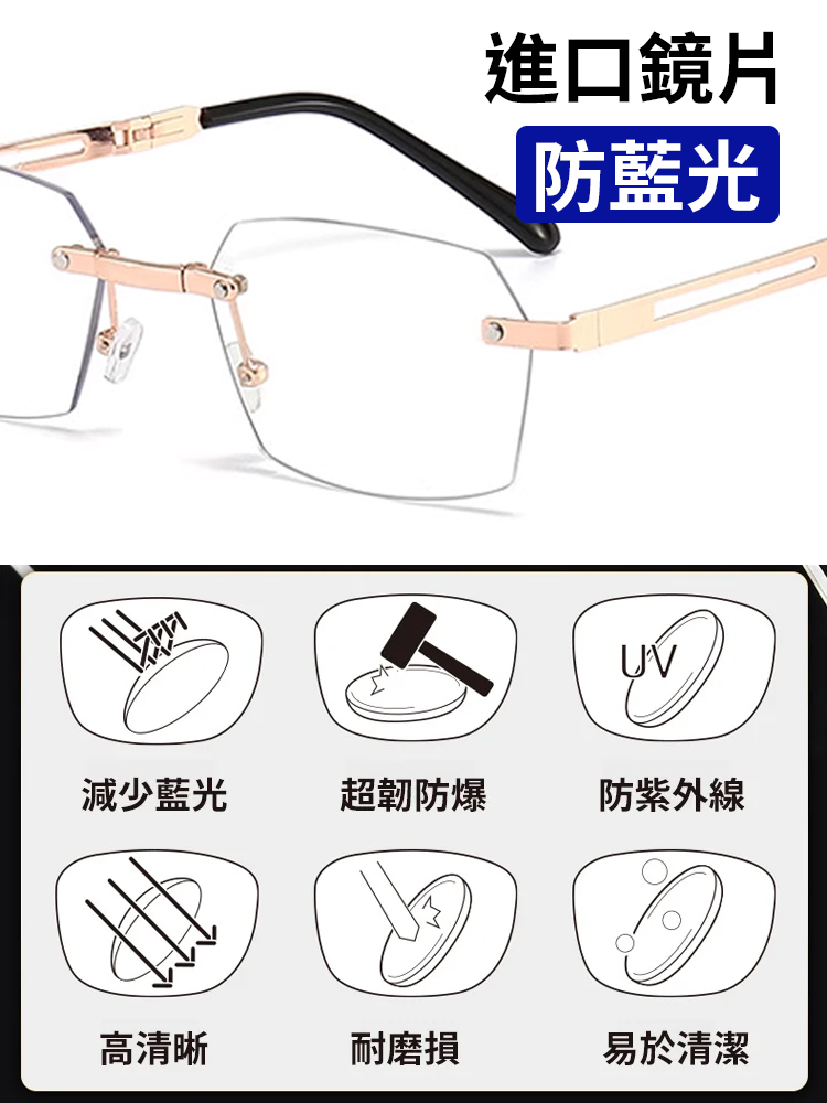 【遠中近三用】變焦折疊便攜老花眼鏡