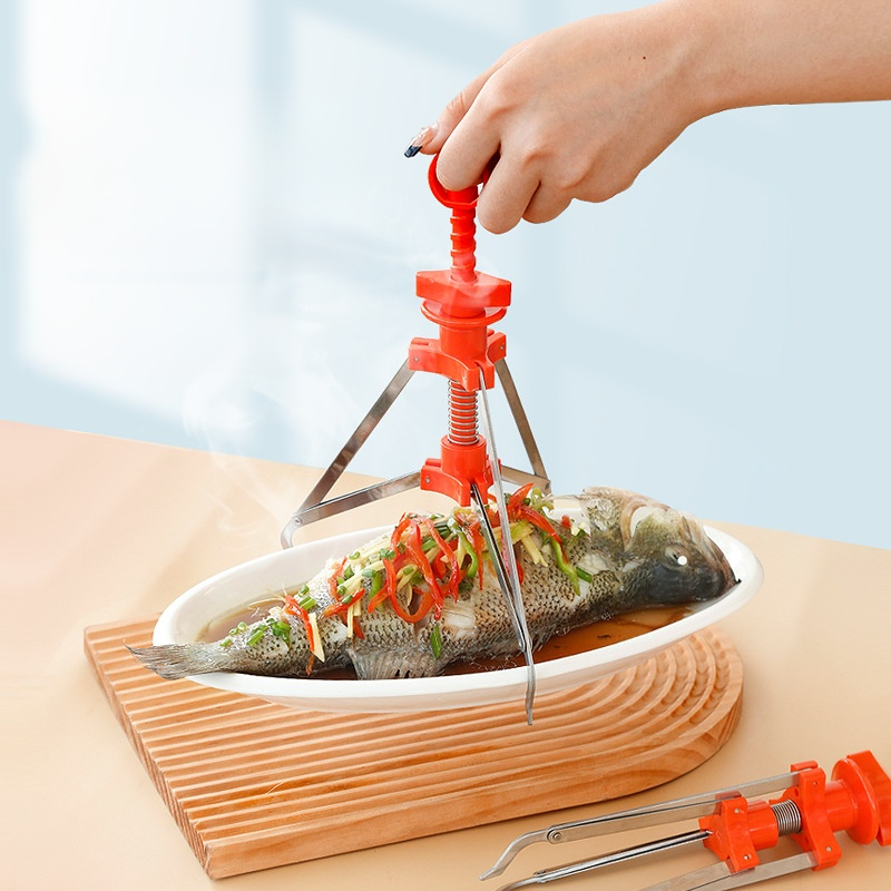 304不鏽鋼三腳防燙碗碟夾