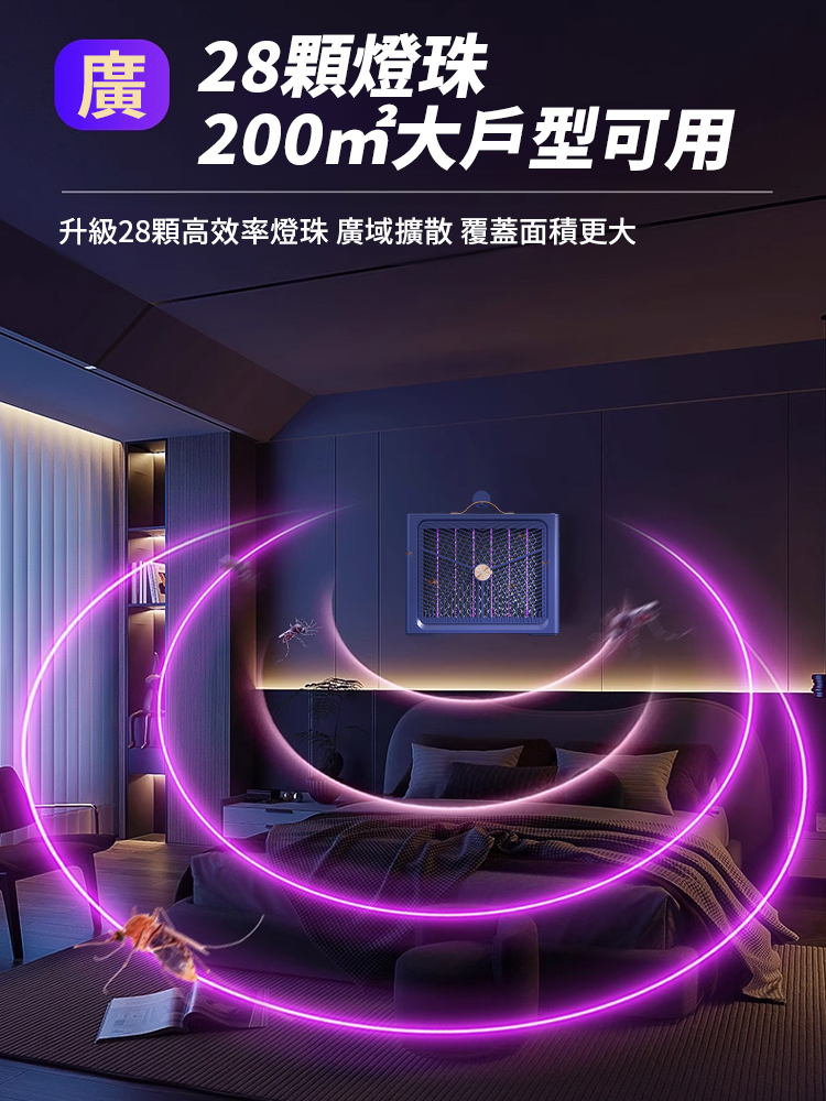 【全屋零蚊蟲】USB充電戶外滅蚊燈