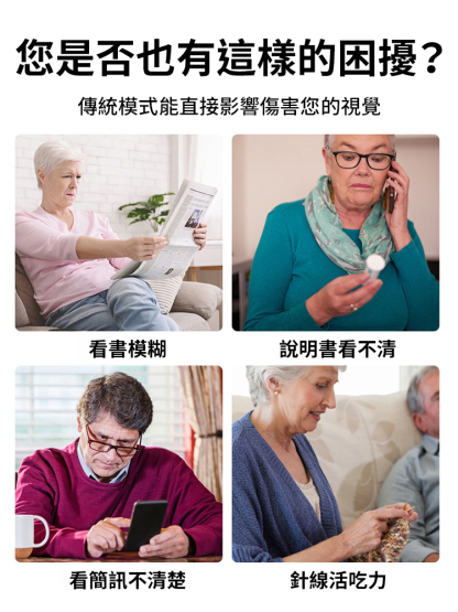 【遠中近三用】變焦折疊便攜老花眼鏡