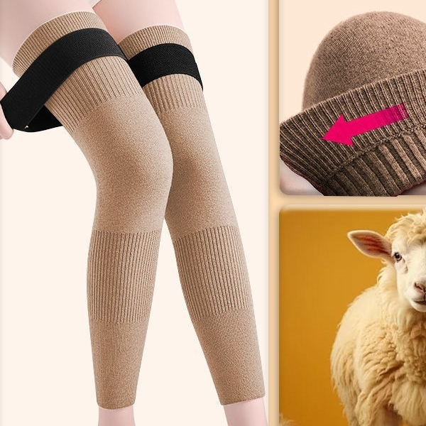 【拯救多年老寒腿】羊絨綁帶護膝