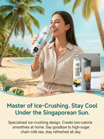 【Health Hack】🍃BlendPro™ - Professional-Grade Blender in Your Pocket！Lightweight & USB Rechargeable！