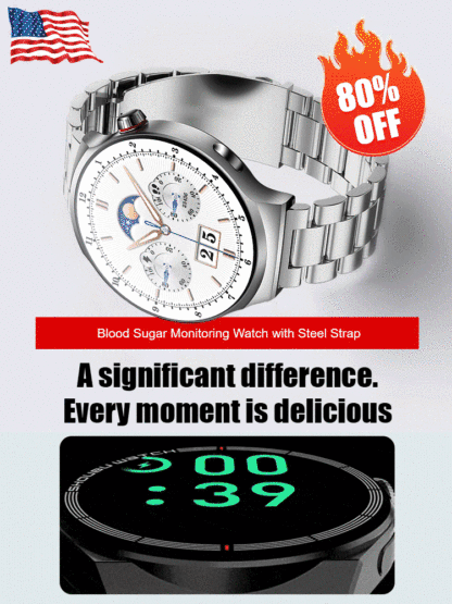 Steel strap Watch4 Pro blood sugar watch