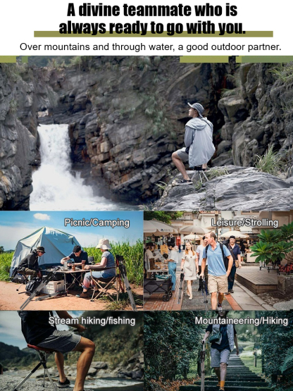 Folding Crutch Chair - High-Strength Aluminum, Lightweight & Multi-Use