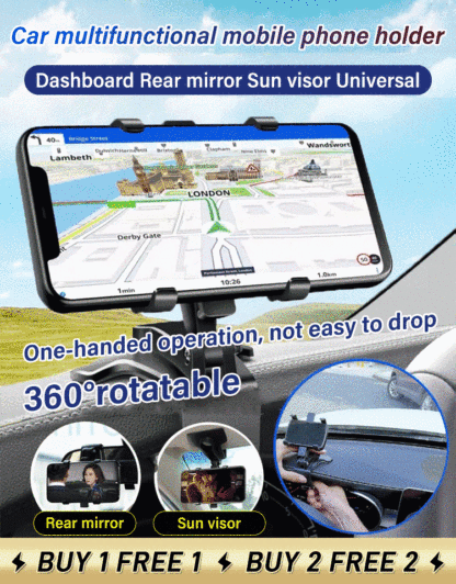 EternalMount™ Multi-Functional Car Phone Mount - Durable for 30 Years, Free Replacement if Damaged