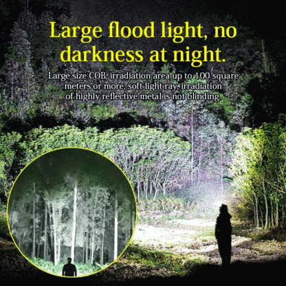 【Unmatched Brightness】BrightMax™ German-Fully Waterproof Headlamp- Illuminate 500 Sqm with Ease! Effortless On/Off with a Wave of Your Hand!
